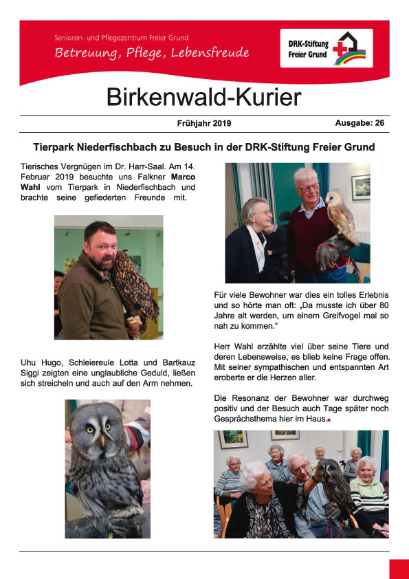 Birkenwaldkurier Frühjahr 2019